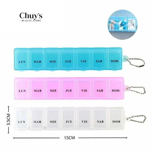Pastillero Organizador Semanal - Chuys Beautys | Chuy's Beautys