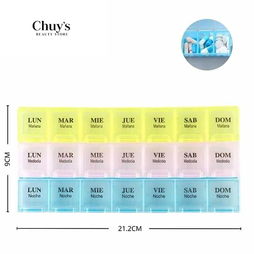 Pastillero Semanal Organizador - Chuys Beautys | Chuy's Beautys