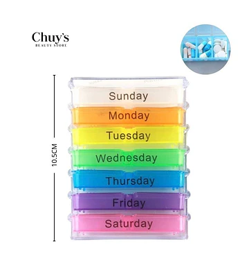Pastillero Plastico 4,8*7,8*10,5CM - Chuys Beautys | Chuy's Beautys Store