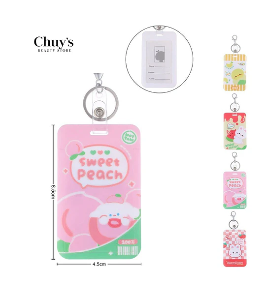 Porta Credencial Frutas