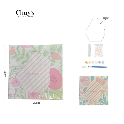 Espejo con Diseños Floral - Chuys Beautys | Chuy's Beautys