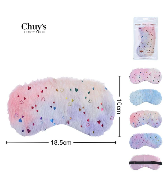 Antifaz Peluche Con Estampado