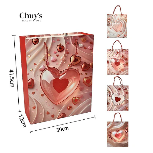 Bolsas para regalo corazón - Chuys Beautys | Chuy's Beautys