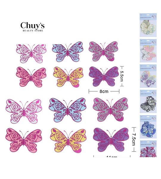 Mariposas 3D Decorativas