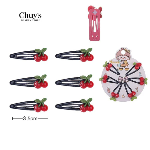 Pinzas de Cereza para Cabello - Chuys Beautys | Chuy's Beautys