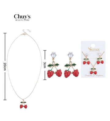Set de accesorios de frutillas - Chuys Beautys | Chuy's Beautys Store