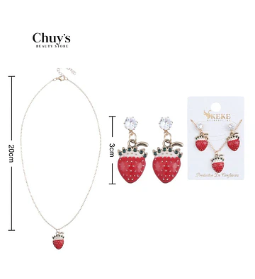 Juego de accesorios de frutillas - Chuys Beautys | Chuy's Beautys Store