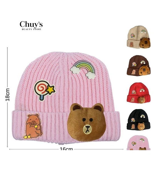 Gorro de Invierno con Estampados