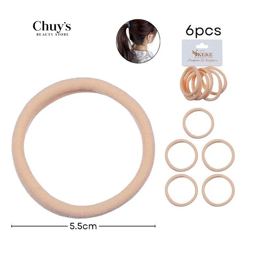 Colet Algodón Color Naranja Claro 6Pcs - Chuys Beautys | Chuy's Beautys