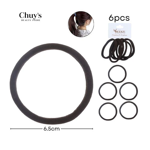 Colet Algodón Color Café Oscuro 6Pcs 6,5Cm - Chuys Beautys | Chuy's Beautys