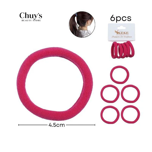 Colet Algodón Color Rojo Rosado 6pcs - Chuys Beautys | Chuy's Beautys