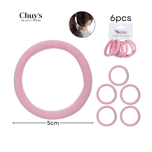Colet Algodón Color Rosa 6 Pcs - Chuys Beautys | Chuy's Beautys