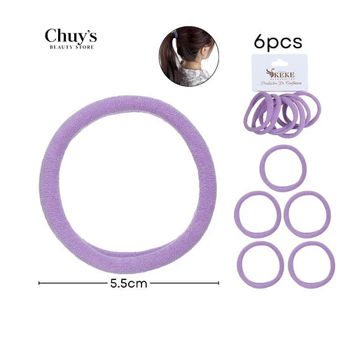 Colet Algodón Morado 6 Piezas - Chuys Beautys | Chuy's Beautys