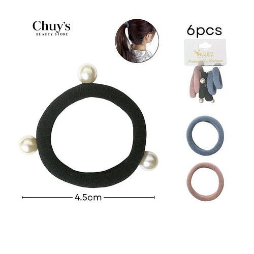 Colet Algodón Color Surtido 6Pcs 4,5Cm - Chuys Beautys | Chuy's Beautys