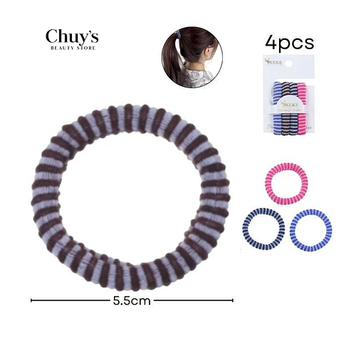Colet Algodón Color Surtido 4 Pcs 5,5cm - Chuys Beautys | Chuy's Beautys