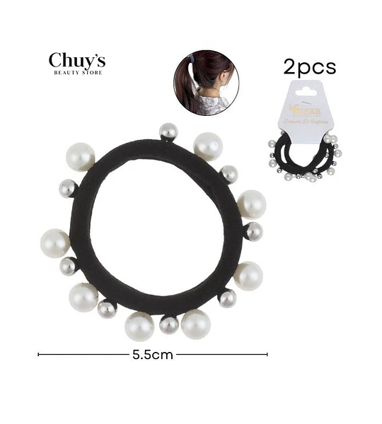 Colet Algodón Negro 2 Pcs 5,5cm