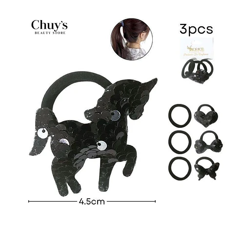 Colet Algodón 3 Pcs 4,5cm - Chuys Beautys | Chuy's Beautys
