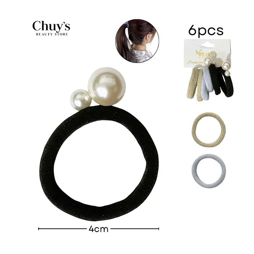 Colet Algodón Colores Surtidos 6 Pcs 4,5cm - Chuys Beautys | Chuy's Beautys
