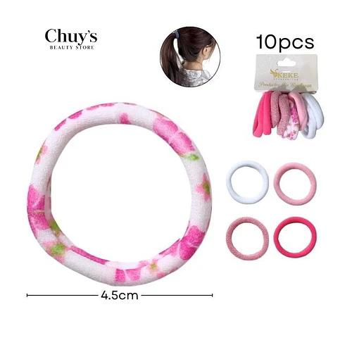 Colet Algodón Color Surtido 10 Pcs 4,5cm - Chuys Beautys | Chuy's Beautys