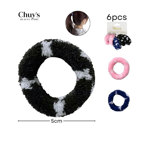 Colet Algodón Color Surtido 6 Pcs 5cm - Chuys Beautys | Chuy's Beautys