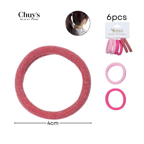 Colet Algodón Color Rosas 6 Pcs - Chuys Beautys | Chuy's Beautys