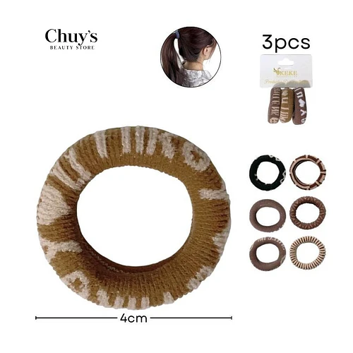 Colet Algodón Color Café 3 Pcs - Chuys Beautys | Chuy's Beautys