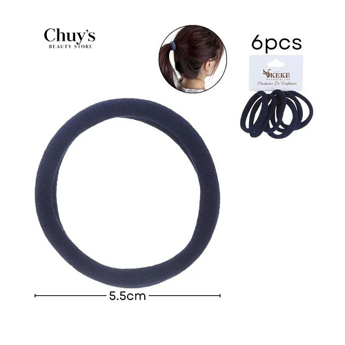 Colet Algodón Color Azul Marino 6Pcs 5,5Cm - Chuys Beautys | Chuy's Beautys