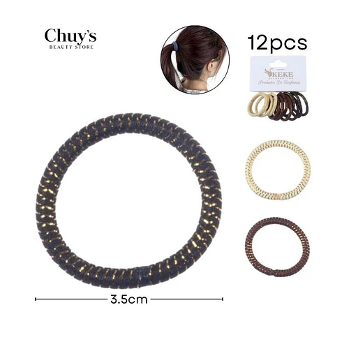 Colet Algodón Color Café 12 Pcs - Chuys Beautys | Chuy's Beautys