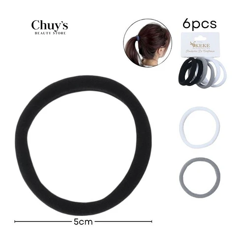 Colet Algodón Color Surtido 6Pcs 5,5Cm - Chuys Beautys | Chuy's Beautys