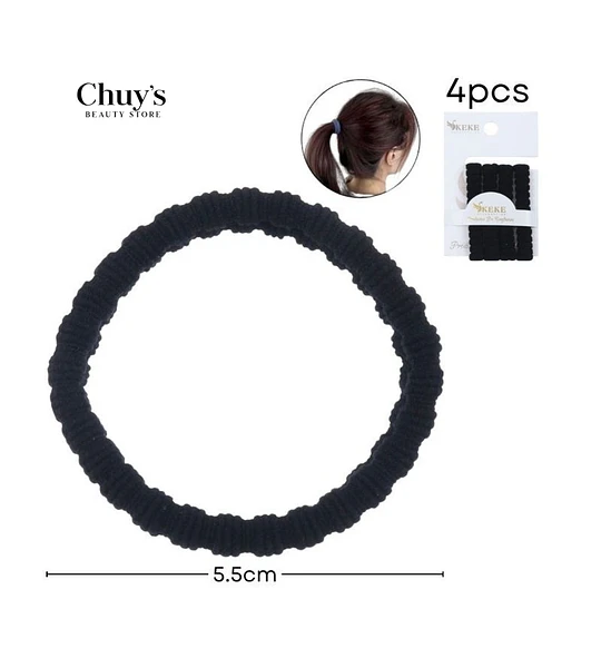 Colet Algodón Negro 4 Pcs