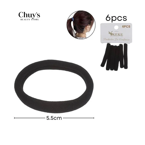 Colet 6 piezas 5.5cm - Chuys Beautys | Chuy's Beautys