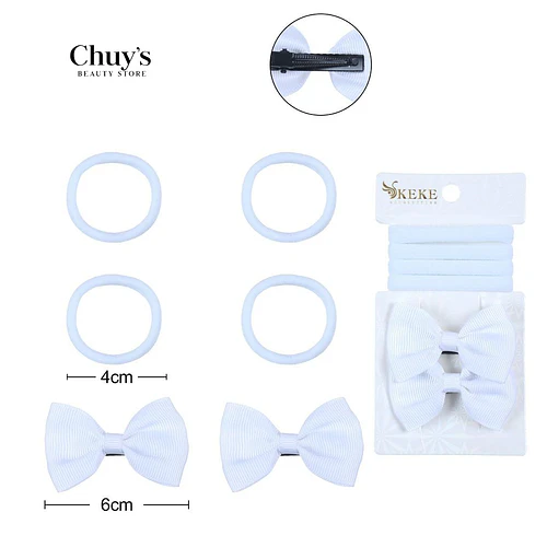 Set de Pinches y Colet 6 Pcs - Chuys Beautys | Chuy's Beautys