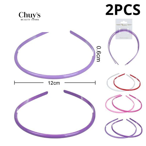Cintillos de Plástico 2 Pcs - Chuys Beautys | Chuy's Beautys