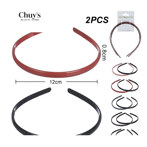 Cintillos Plásticos 2 Pcs - Chuys Beautys | Chuy's Beautys