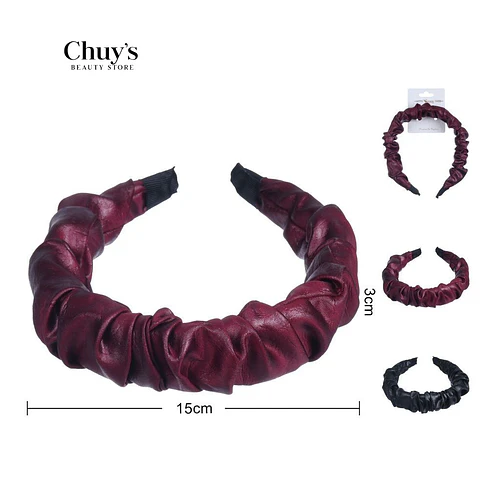Cintillo de Tela Piel Sintética - Chuys Beautys | Chuy's Beautys
