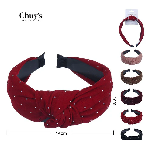 Cintillo Unicolor con Puntas Decorativas - Chuys Beautys | Chuy's Beautys