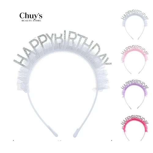 Cintillo Happy Birthday 3*12cm - Chuys Beautys | Chuy's Beautys