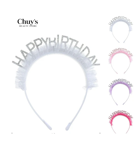Cintillo Happy Birthday 3*12cm