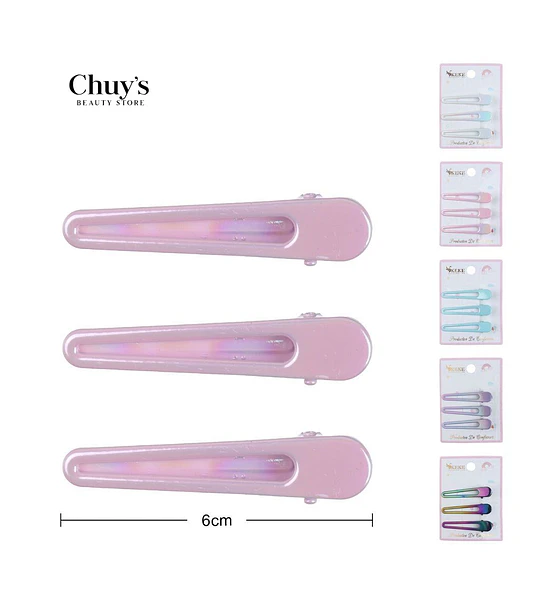 Pinches Unicolor para Cabello