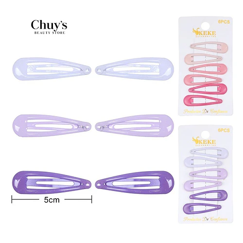 Pinches 6 Pcs 5cm - Chuys Beautys | Chuy's Beautys