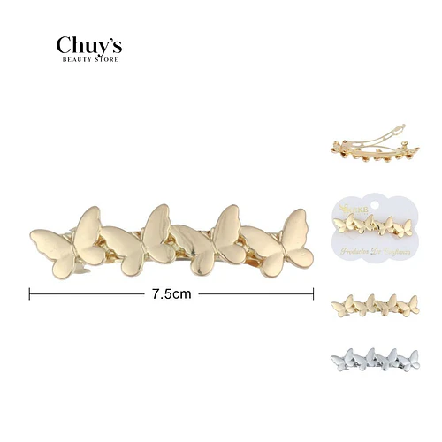 Pinches Dorados Mariposa - Chuys Beautys | Chuy's Beautys