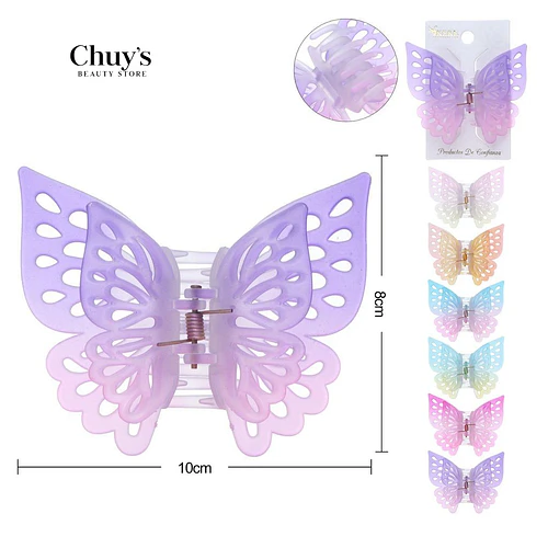 Pinza mariposa de plástico - Chuys Beautys | Chuy's Beautys
