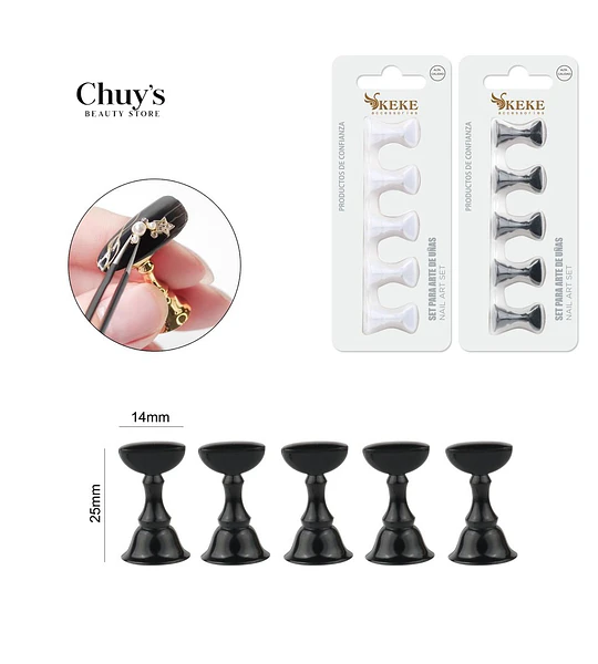 Set de Soportes para Uñas 5Pcs