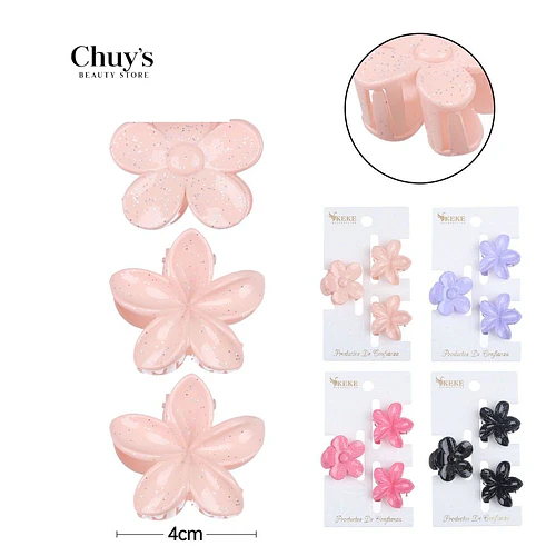 Set 3 Ganchetas - Chuys Beautys | Chuy's Beautys
