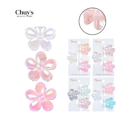 Set 3 Mini Ganchetas - Chuys Beautys | Chuy's Beautys