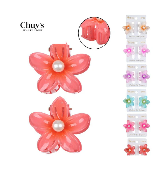 Ganchos Hawaiianas Florales