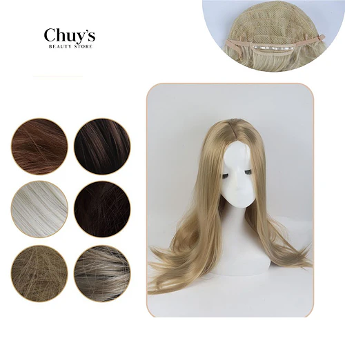 Peluca Blanca Larga - Chuys Beautys | Chuy's Beautys