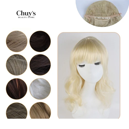 Peluca Ondulada Larga Rubia - Chuys Beautys | Chuy's Beautys