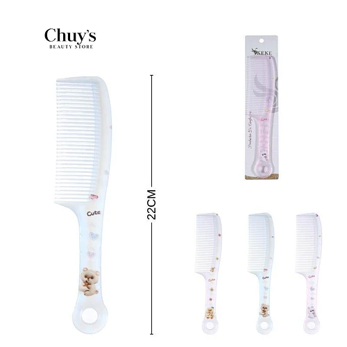 Peine plástico con diseño cute - Chuys Beautys | Chuy's Beautys