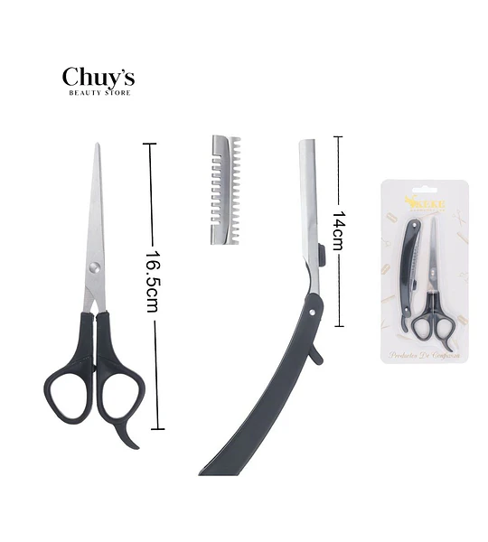 Set de Tijera y Perfilador 2Pcs